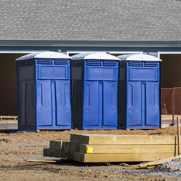 what is the maximum capacity for a single porta potty in Inwood New York